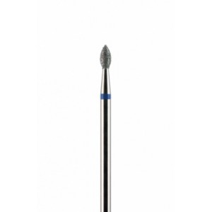 Фреза алмазная почковидная синяя средняя зернистость 2,1 мм (021) почка